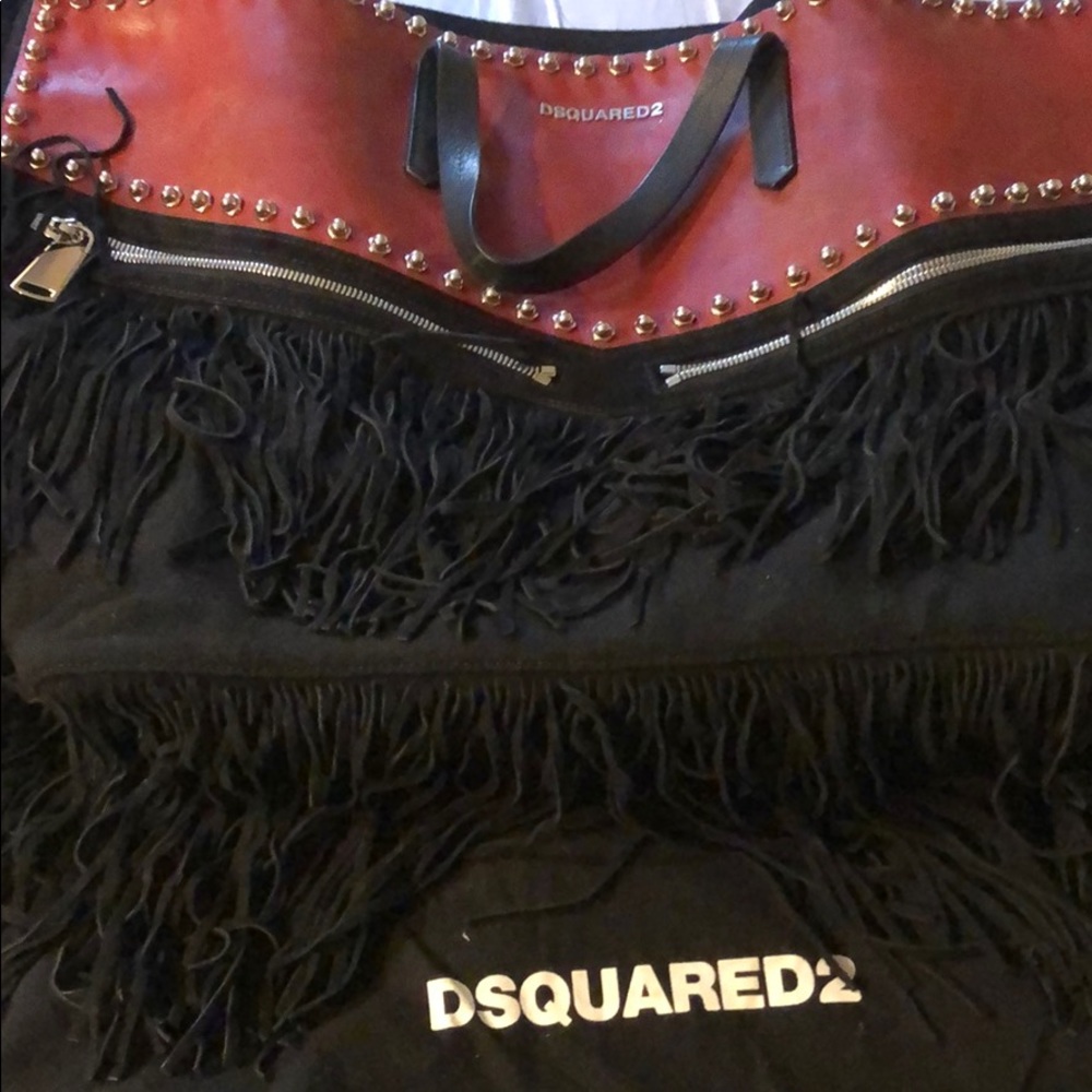 Oversized Dsquared2 tote bag